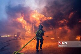 آتش سوزی بزرگ در کالیفرنیا