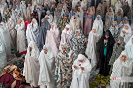 آیین اعتکاف در مسجد جامع شهدا شیراز