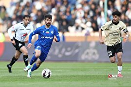دیدار تیم‌های فوتبال استقلال تهران و شمس آذر قزوین