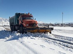 مدیریت راه‌ها در زمستان در گردنه الماس