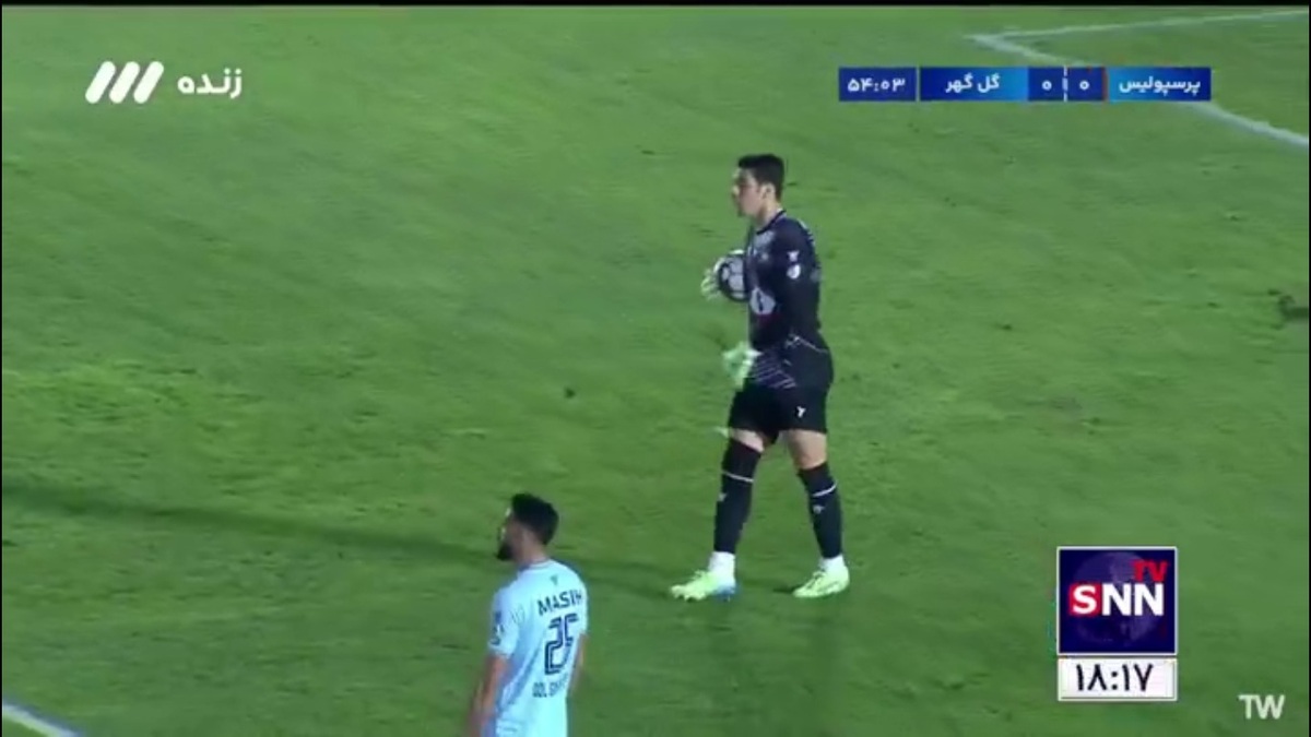 شوت تک به تک مهاجم گل گهر را گندوز مهار کرد