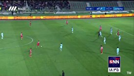 گل اول پرسپولیس به گل گهر توسط سردار دورسون و خوشحالی رونالدویی