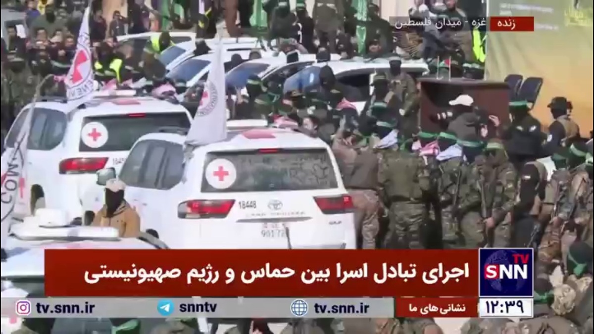 ۴ زن نظامی اسیر اسرائیلی به نمایندگان صلیب سرخ جهانی تحویل داده شدند