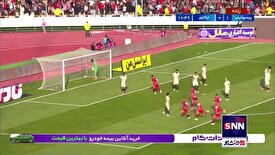 گل اول پرسپولیس به تراکتور توسط سروش رفیعی