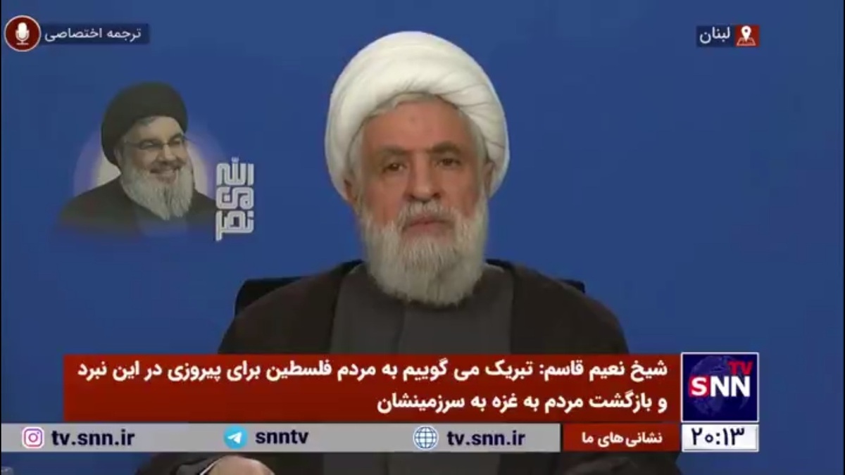 شیخ نعیم قاسم: ما خواستار وحدت ملی بودیم / ماموریت دولت حفط این وحدت است