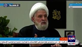 شیخ نعیم قاسم: سرکرده دزد‌ها یعنی آمریکا خودش حامی دزدی همچون اسرائیل است