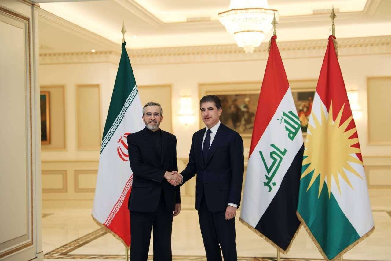 «باقری» با رییس اقلیم کردستان عراق دیدار کرد
