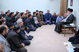 دیدار خانواده‌های شهدای خدمت با رهبر انقلاب اسلامی