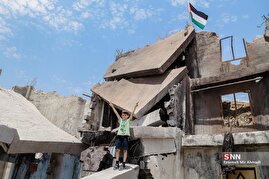بازدید خانواده شهدای غزه از برج میلاد