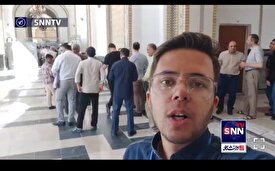گزارش خبرنگار خبرگزاری دانشجو از حرم مطهر رضوی - مشهد مقدس، حضور پرشور مردم پای صندوق های رای در دور دوم چهاردهمین انتخابات ریاست جمهوری