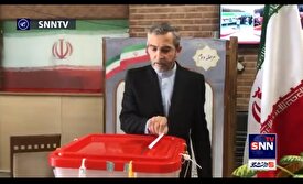 علی باقری سرپرست وزارت امور خارجه رای خود را به صندوق انداخت