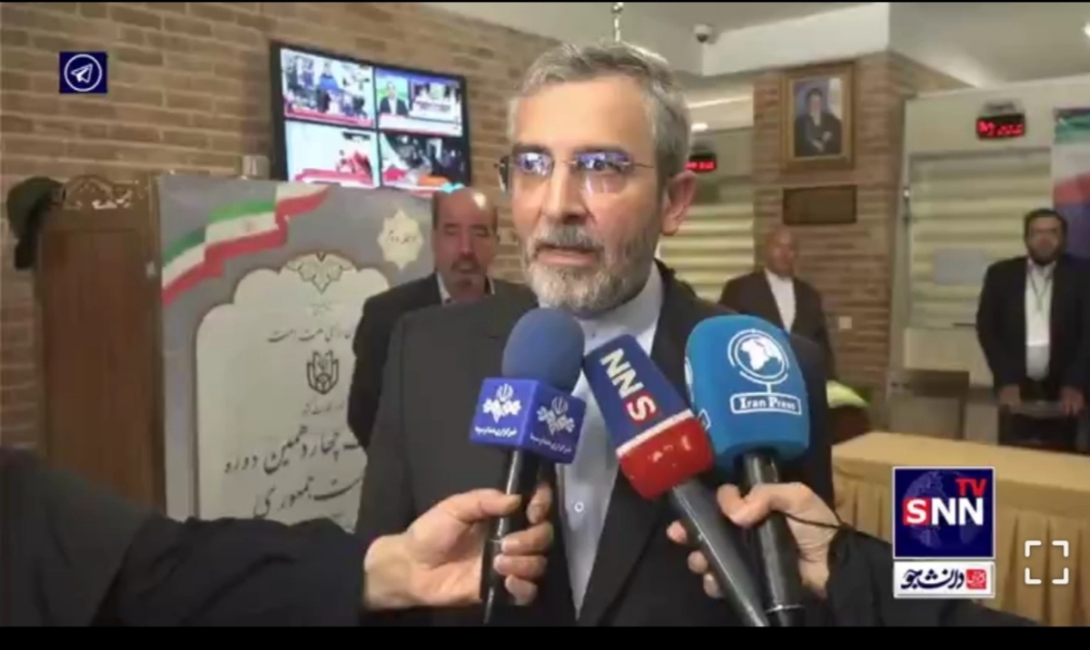 علی باقری: کشورهای اروپایی مدعی دموکراسی نتوانستند از حق طبیعی ایرانیان صیانت کنند/ مشارکت نسبت به جمعه قبل بیشتر است