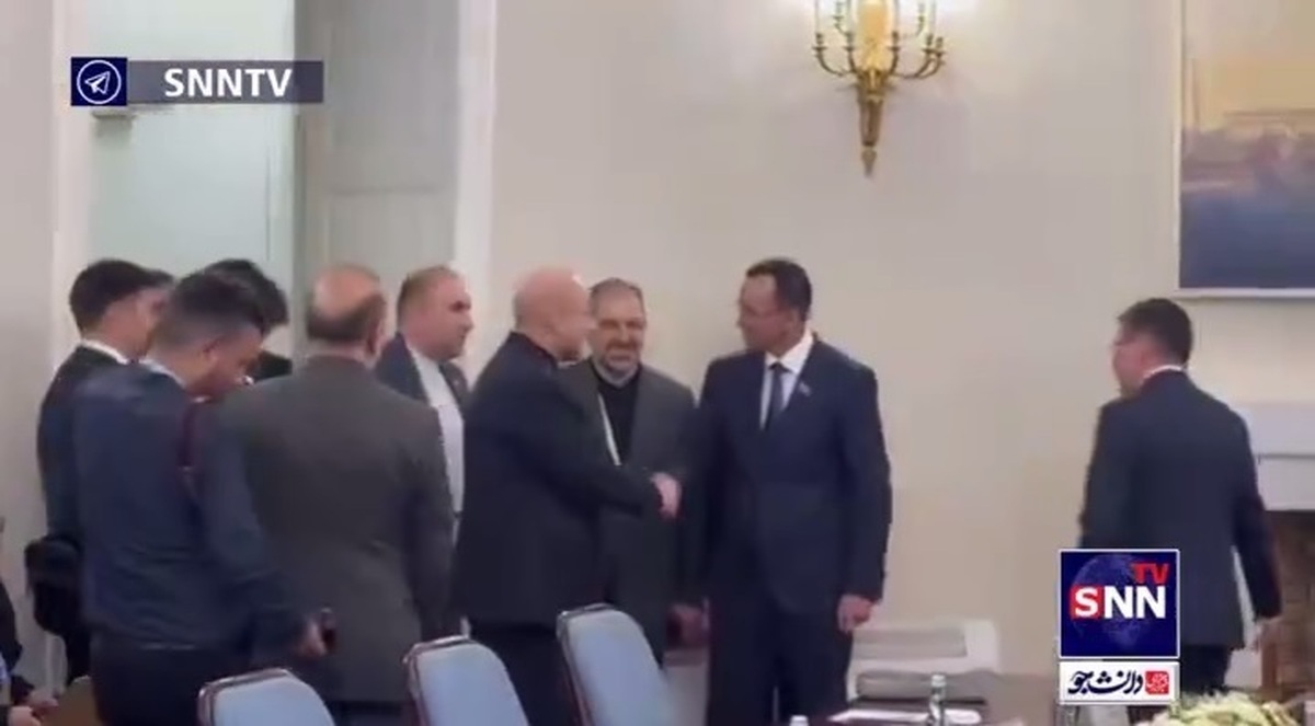 دیدار رئیس مجلس شورای اسلامی و رئیس مجلس سنای قزاقستان در حاشیه نشست بریکس