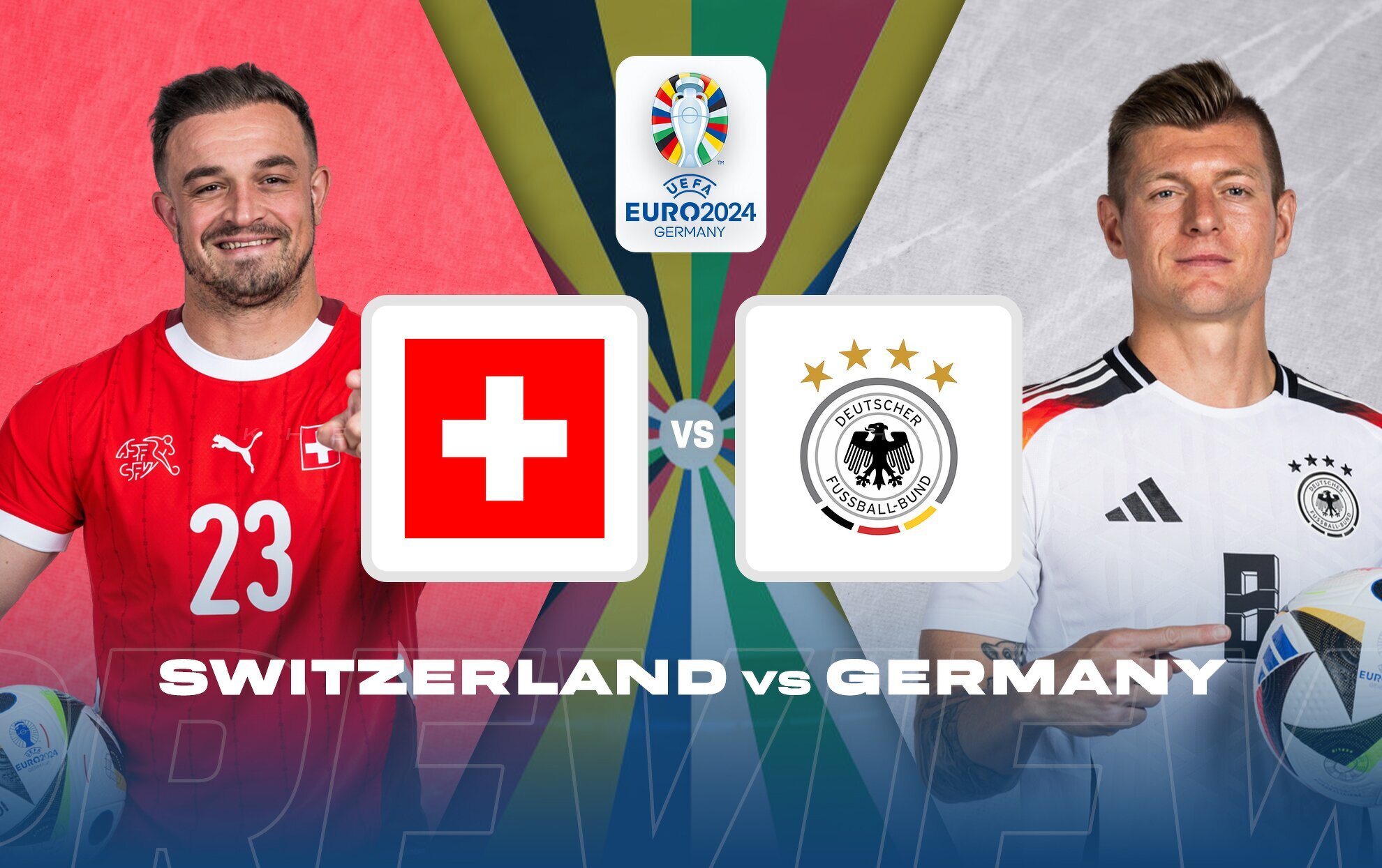 جنگ صدرنشینی / ترکیب دو تیم آلمان و سوئیس