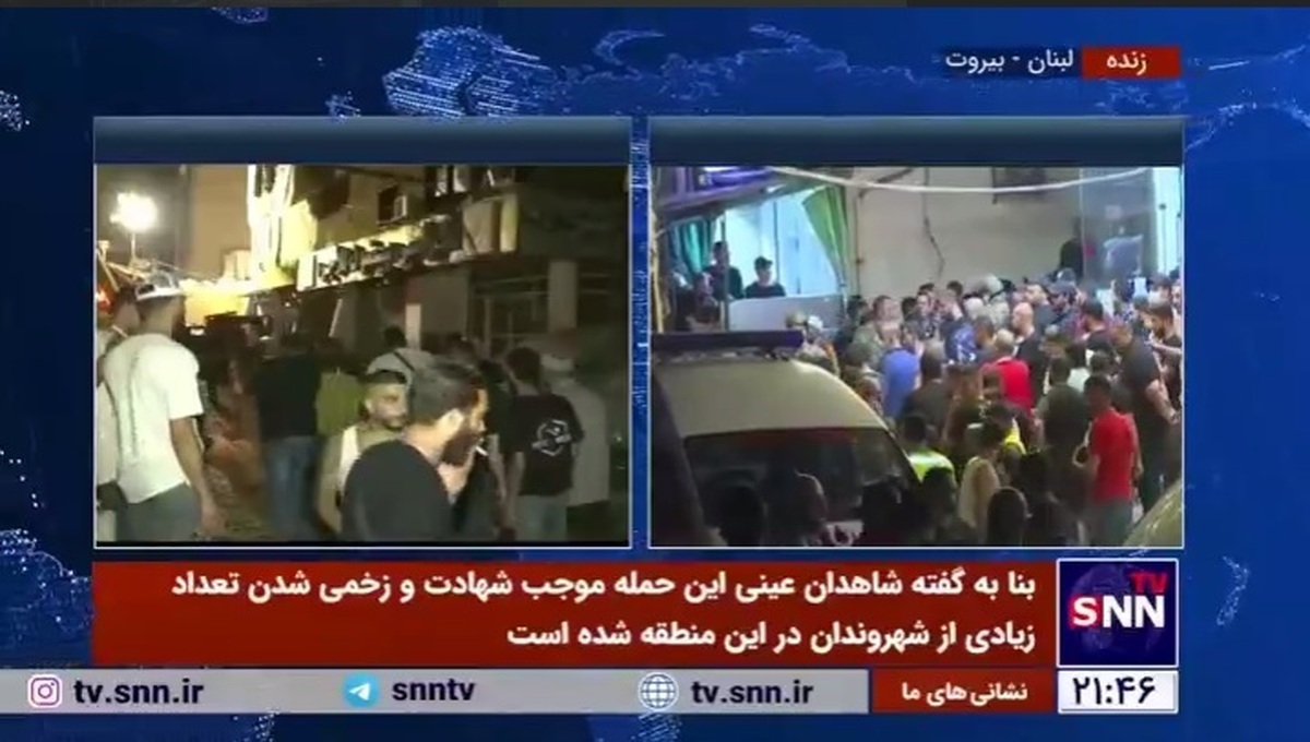 تداوم عملیات امداد و آواربرداری در ضاحیه بیروت