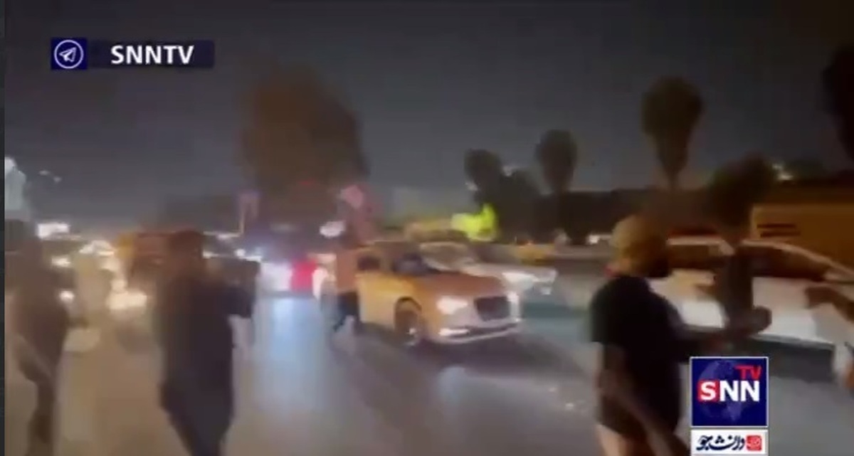 خوشحالی مردم بغداد در نتیجه بمباران رژیم صهیونیستی