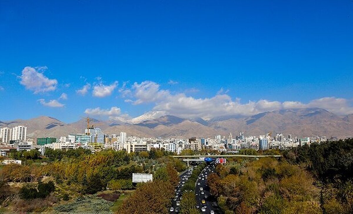 کیفیت هوای تهران در شرایط قابل قبول