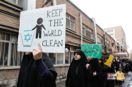 تجمع دانشجویان دانشگاه شریف در محکومیت جنایات رژیم صهیونیستی