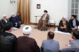 دیدار دست‌اندرکاران همایش حضرت جعفربن‌ابی‌طالب (ع) با رهبر انقلاب
