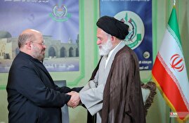 حضور فرزندان رهبر انقلاب اسلامی در دفتر حماس