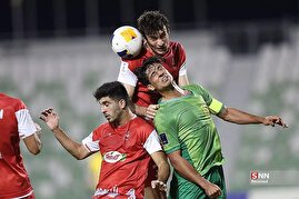دیدار تیم‌های فوتبال پرسپولیس ایران و الشرطه عراق