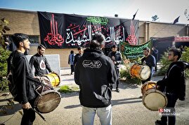 عزاداری شهادت حضرت فاطمه(س) در دانشکده علوم اجتماعی دانشگاه تهران