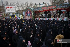 استقبال از شش شهید گمنام دفاع مقدس در بجنورد
