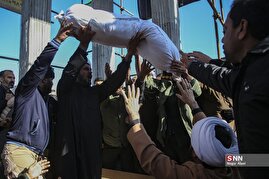 تشییع ۶ شهید گمنام دفاع مقدس در بجنورد