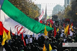 اجتماع عزاداران فاطمی و تشییع پیکر شهدای گمنام دفاع مقدس در مشهد