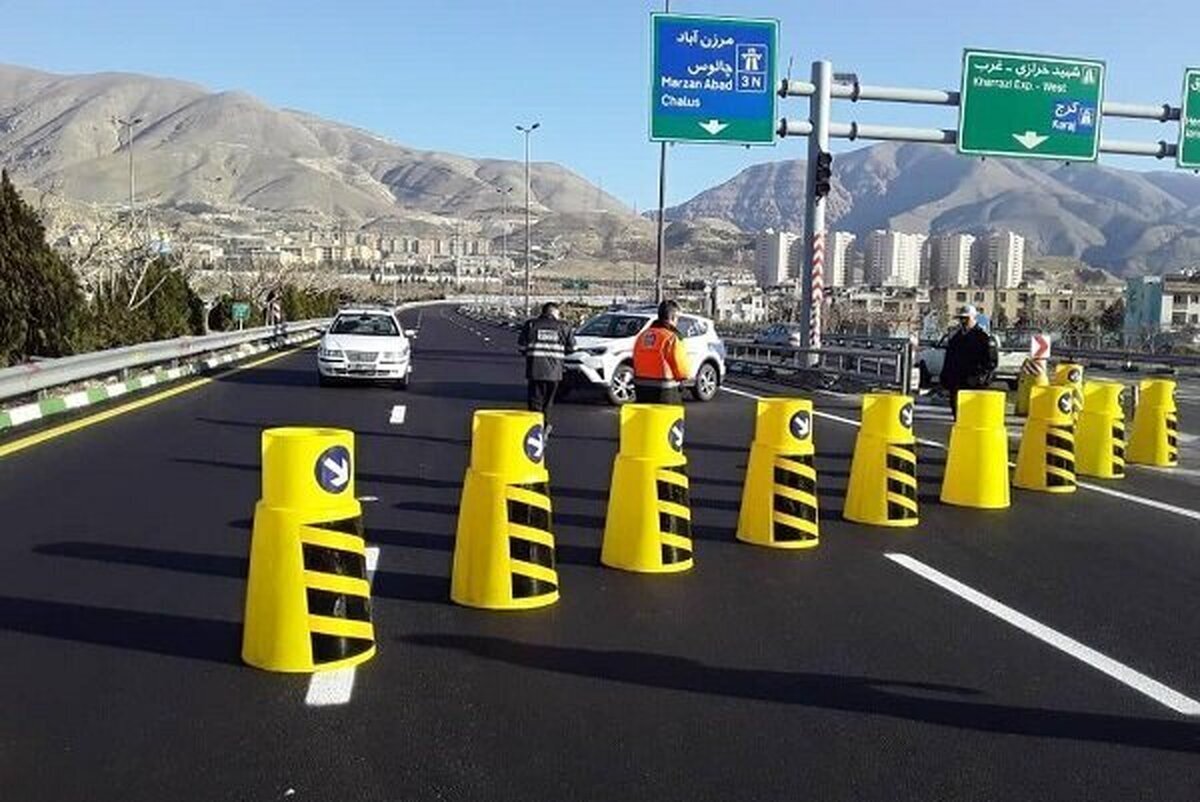 جاده چالوس و هراز موقتا مسدود می‌شوند