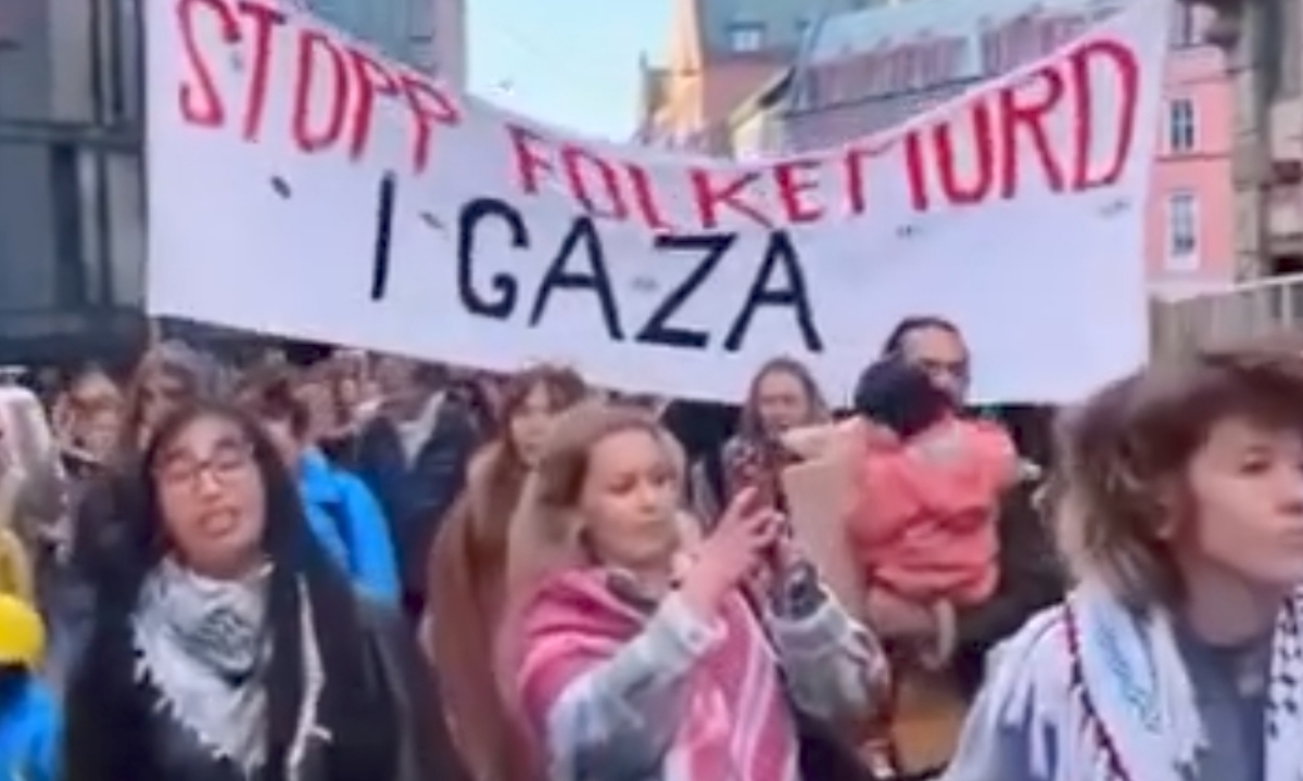 برگزاری راهپیمایی در حمایت از غزه