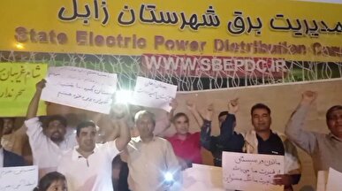 قطعی مکرر برق در دمای ۴۰ درجه سیستان+فیلم