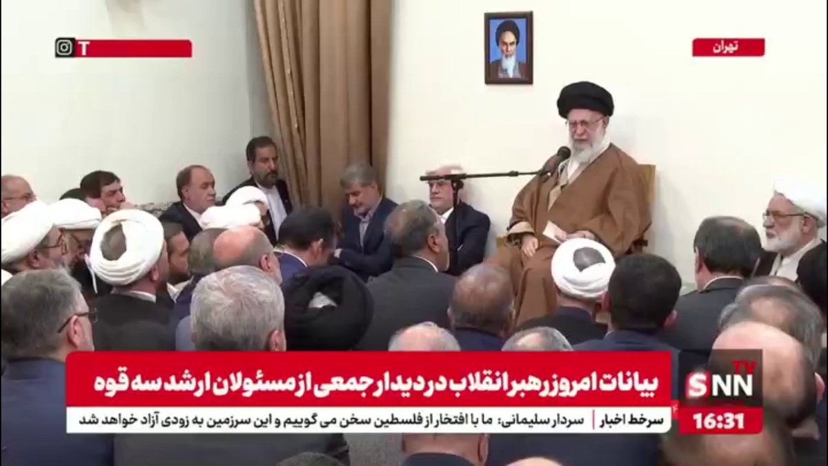 تذکر رهبر انقلاب به مسئولان برای صرفه جویی با شعری از سعدی و مثالی آذری