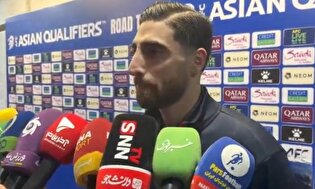 علیرضا جهانبخش بعد از صعود تیم ملی به جام جهانی: از مردم ممنون هستم که جو قشنگی را ایجاد کردند