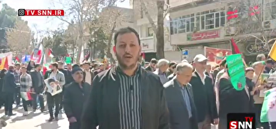 بجنوردی‌ها با قوت پای آرمان فلسطین ایستادند
