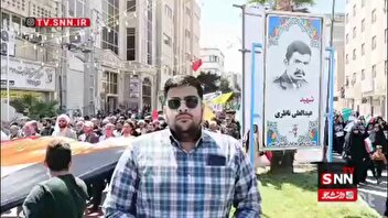 همه مردم زاهدان در راهپیمایی روز قدس شرکت کردند