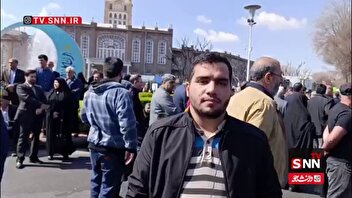 لبیک تبریزی ها به قدس پرشور و با عزت راهپیمایی قدس