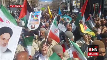 حضور گسترده و پرشور مردم یاسوج در راهپیمایی روز قدس