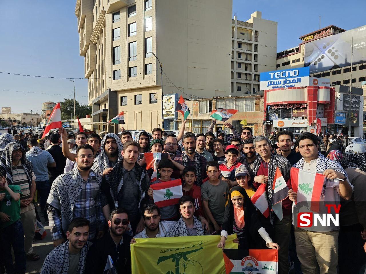 راهپیمایی دانشجویان ایرانی در نجف در روز جهانی قدس