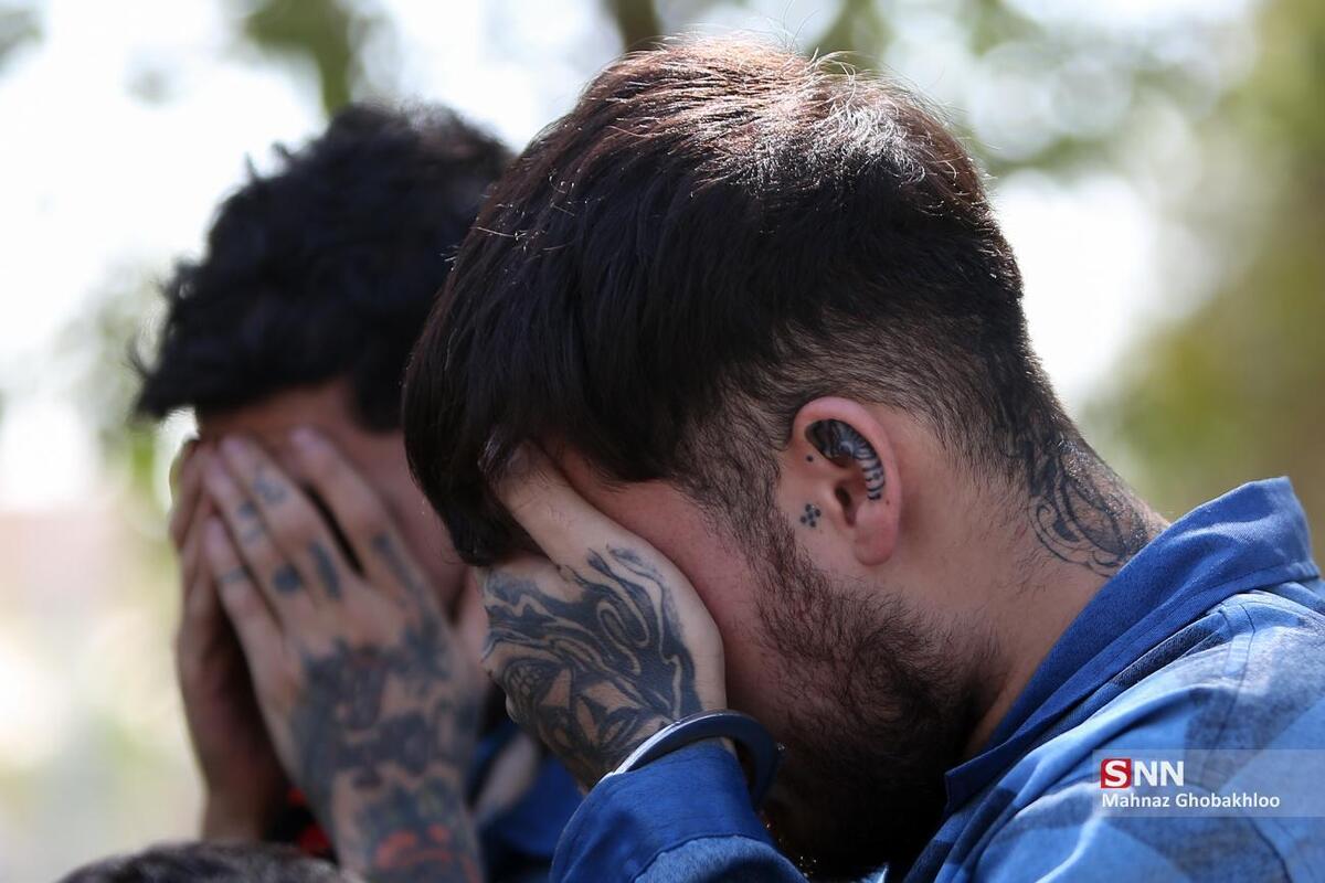 سارقان تحت تعقیب به دام قانون افتاند + فیلم