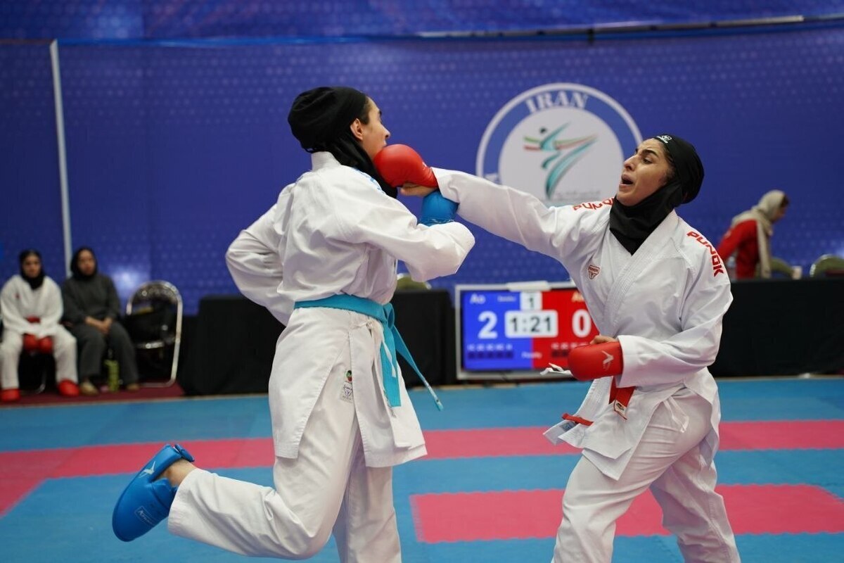 نفرات برتر راه یافته به مرحله دوم انتخابی تیم ملی کاراته بانوان
