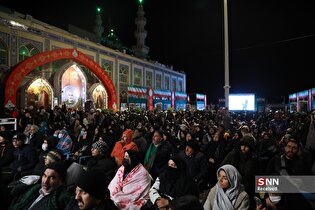 گلزار شهدای کرمان در شب شهادت سردار سلیمانی