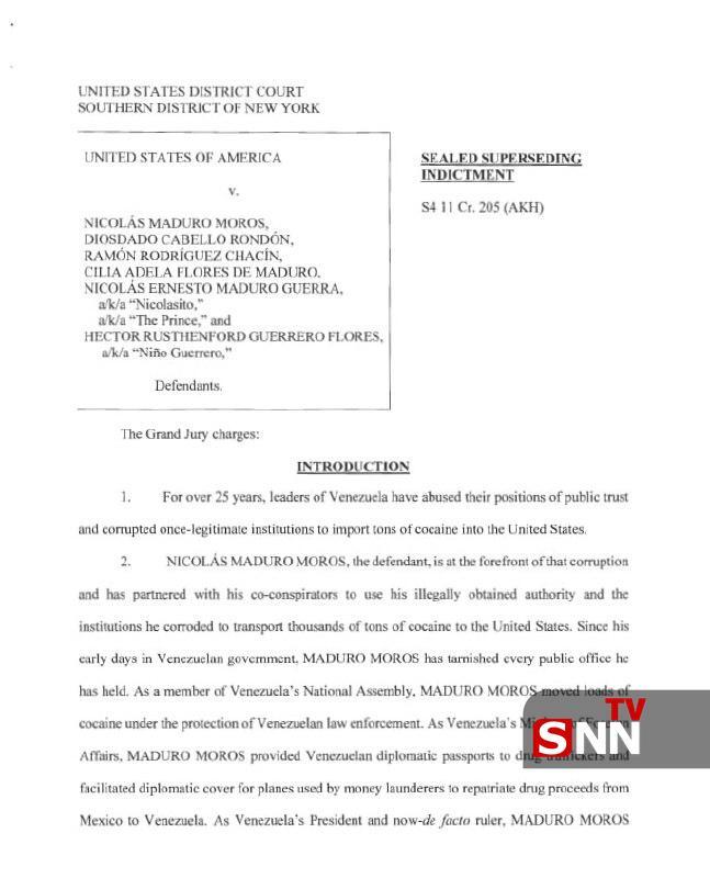 آمریکا مادورو و خانواده&zwnj;اش را رسماً تحت پیگرد قرار داد + عکس