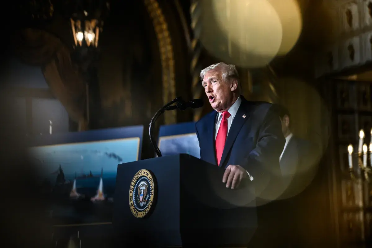 ترامپ ادعا کرد: ما به خاطر تعرفه‌ها ثروتمند شدیم/ تعرفه امنیت ملی ماست + فیلم