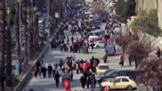 فرار اهالی حلب سوریه از آتش تروریست‌های جولانی!