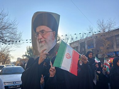 راهپیمایی مردم لرستان در محکومیت اغتشاشات و حمایت از امنیت ملی