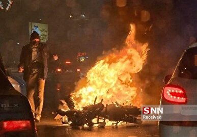 زاکانی: شب گذشته بیش از ۲۴ دستگاه خودروی آتش‌نشانی را به آتش کشاندند + فیلم