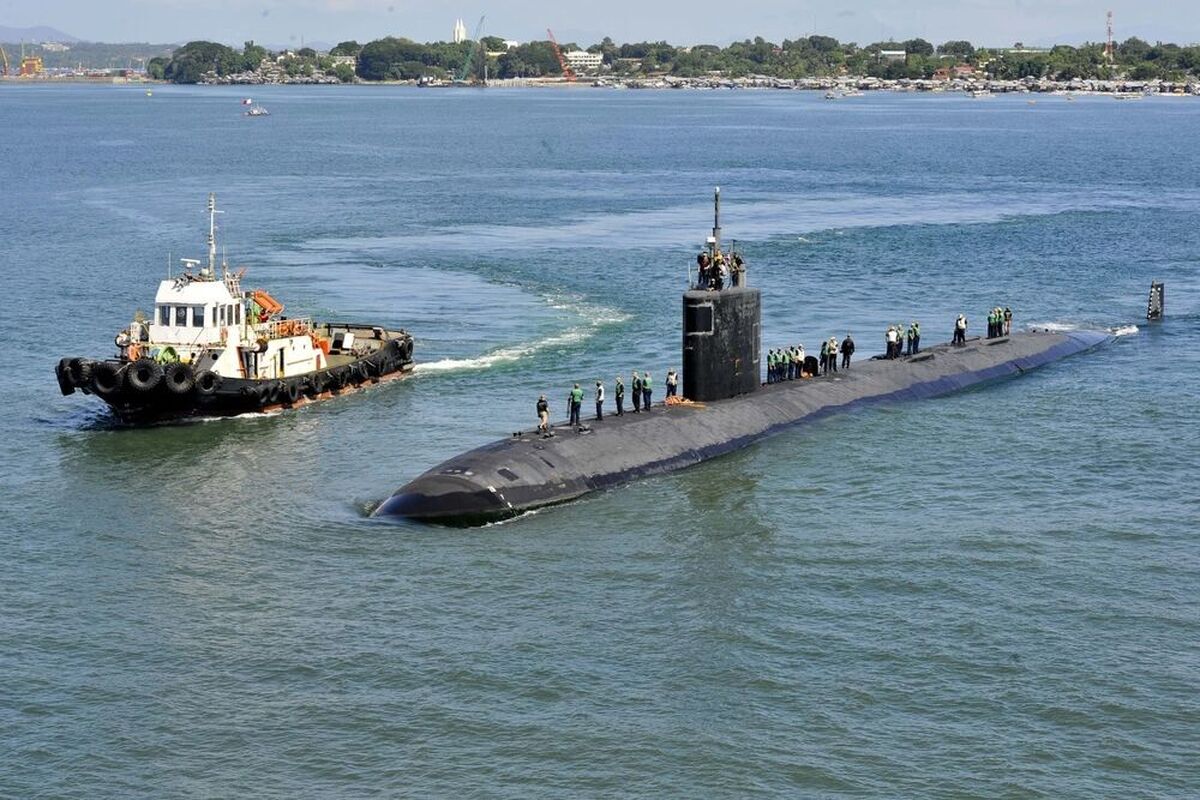 زیردریایی اتمی آمریکا در بندر بوسان کرهجنوبی پهلو گرفت