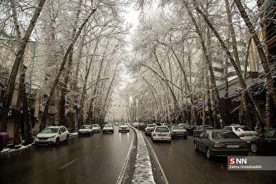 بارش برف و باران در مناطقی از غرب و شمال کشور