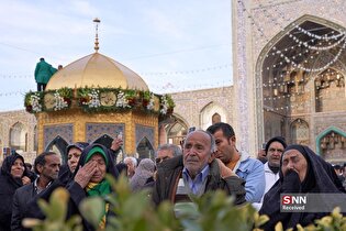حرم مطهر رضوی در ایام ولادت امیرالمومنین علی (ع)